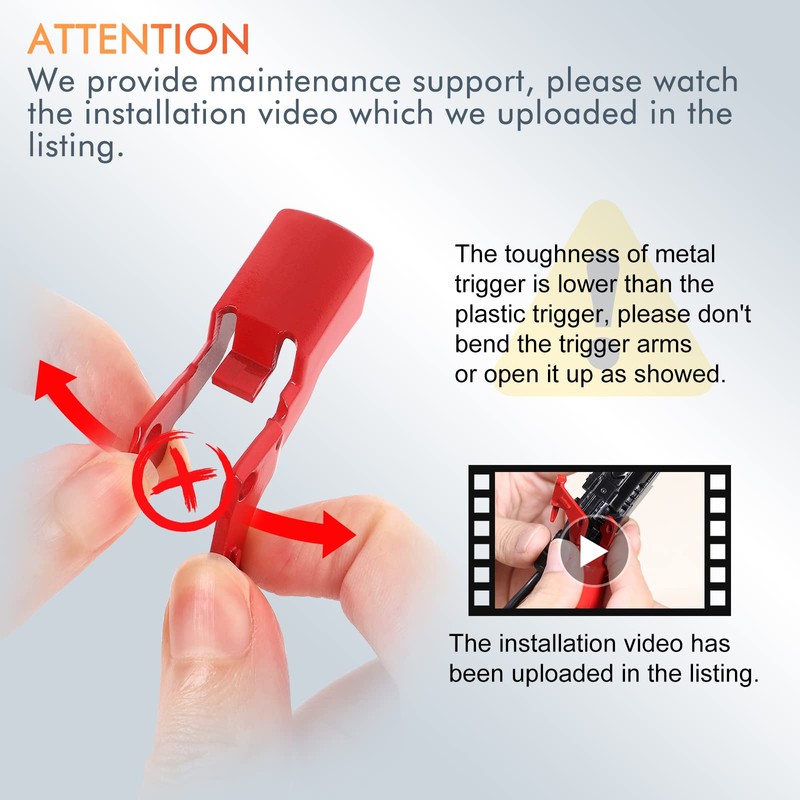 Metal Trigger Switch Button Compatible with Dyson V10 V11 SV12