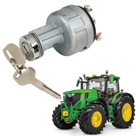 08086-10000 Ignition Switch, Replacement Ignition Starter Key Switch For Tractor(s) 650 750 850 900 (HC) 950 1050 1250 1450
