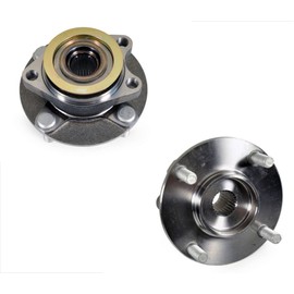 2pc Front Wheel Hub & Bearing Assembly Replacement Part for Nissan Versa 4 Wheel ABS 07-12
