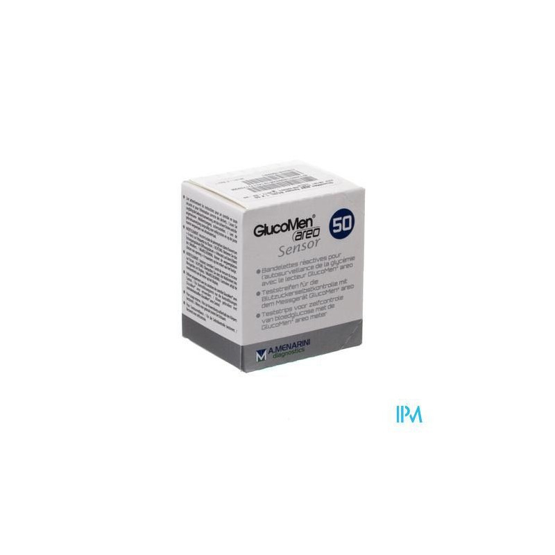 MENARINI BENELUX Glucomen Areo Sensor Bandelettes 50 46191
