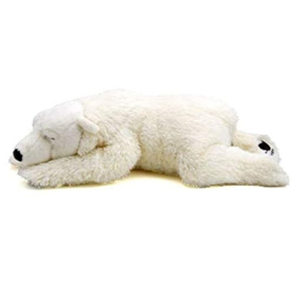 TAMMYFLYFLY Sleep Polar Bear Plush,Cute Stuffed Animal, Plush Toy, 13