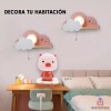 Importeek 5pz Lampara Luz Led Touch Infantil Cerdo Escritorio Decora