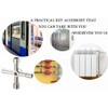 4-Way Multi-Functional Utilities Key, Electric Meter Box Key Stainless Steel