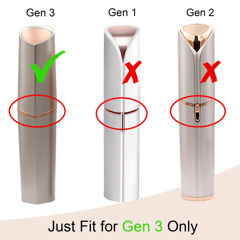 Flawless Replacement Heads Gen 3, 4 Pack - Compatible with