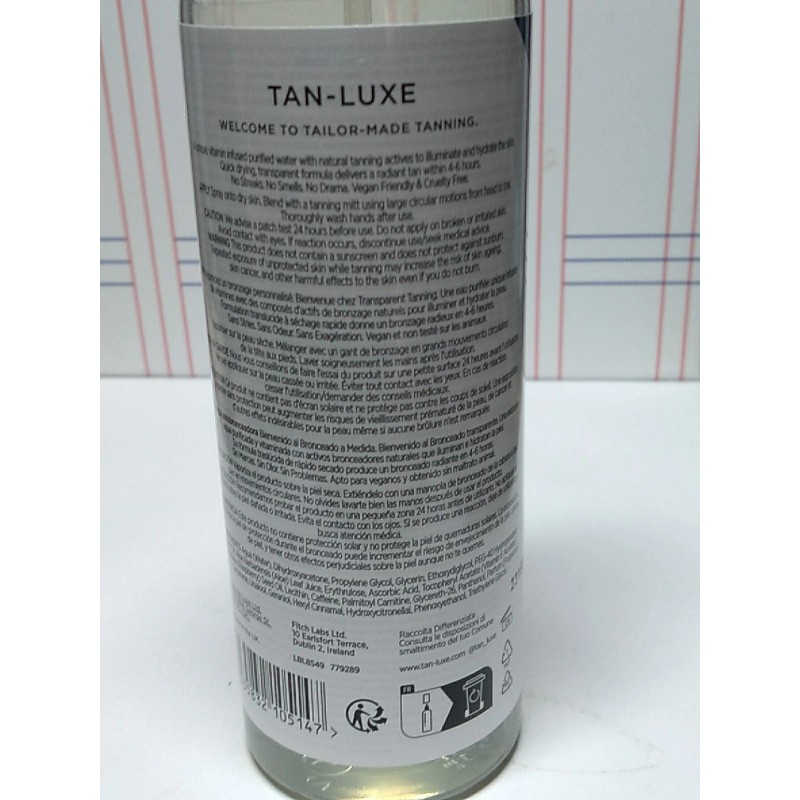 Tan-Luxe The Water Hydrating Self-Tan Water Medium/Dark 6.76 oz, 200