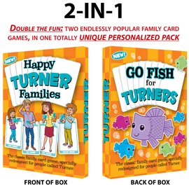 Happy Turner Families !! A unique card game for families named Turner. Ideal for all family occasions!