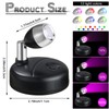 Hortsun 6 Pieces Battery Operated Spotlights Indoor LED Wireless Spotlight