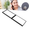 Portable Folding Mirror, 360 Degree Plastic Frame 4 Way Mirror
