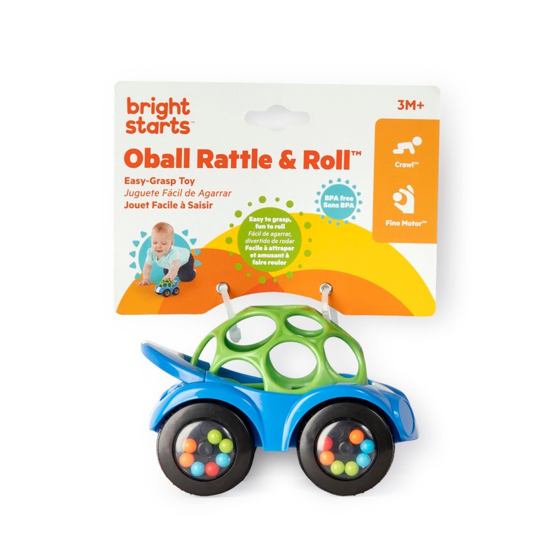 Bright Starts Oball Easy Grasp Rattle & Roll Giocattolo sportivo