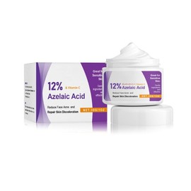 Azelaic acid 12% face serum for redness, dark spots, face anti-aging cream