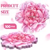 Glenmal Set 100 Manteles Individuales Florales Manteles Individuales de Papel