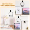 Weysat 6 Pcs Under Desk Headphone Hook Hanger Table Hook