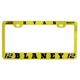 R and R Imports Ryan Blaney #12 Metal License Plate Frame New for 2019