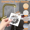 OOTSR 48 Stk Mandala-Schablonen Set, 9.14cm Zeichnung Malschablonen DIY, Kunststoff
