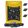 Fruidles Diamond Licorice Gummies, Slightly Salted Black Licorice (Half-Pound)