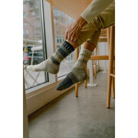 Solmate Socks - Mismatched Crew Socks; Made in USA; Starlight Medium