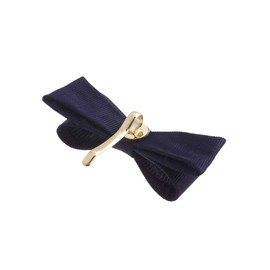 VINGTAINE Grosgrain Ribbon Pony Hook Hair Cuff Basic Hair Elastic Hair Cuffs Hair Accessories H7270-NY- Navy
