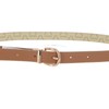 VALENTINO Liuto W120 Logo Belt Ecru / Multi / Oro