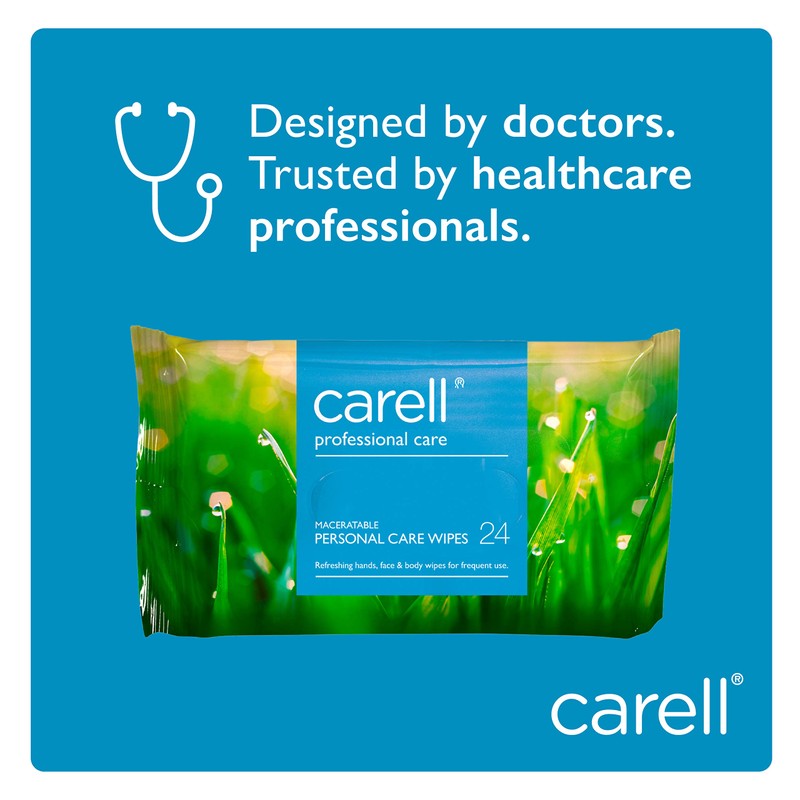 Carell Professional Care - Maceratable Personal Care Wipes - Pack