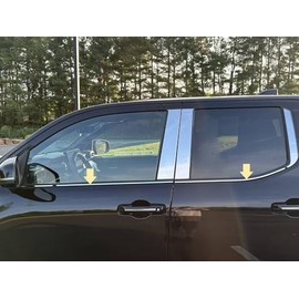 4pc Luxury FX Window Sill Face Accent for Toyota Tacoma 2024-2025 Crew Cab