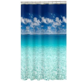 MAYTEX Photoreal Escape - Cortina de Ducha PEVA Impermeable