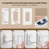 SURAIELEC Upgrade 3-Way Wireless Light Switch and Receiver Kit, Works