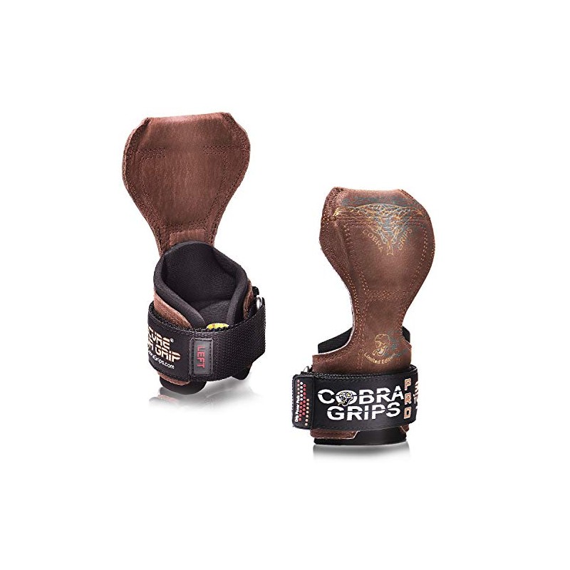 cobra grips brown leather women's