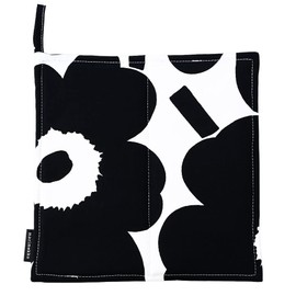Marimekko 071693 190 Pieni UNIKKO Pot Holder, Black and White
