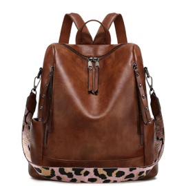 sqlp Backpack Purse for Women Travel Backpack Womens Leather Backpack Fashion Purse Backpack Woman Designer Shoulder Bags Brown