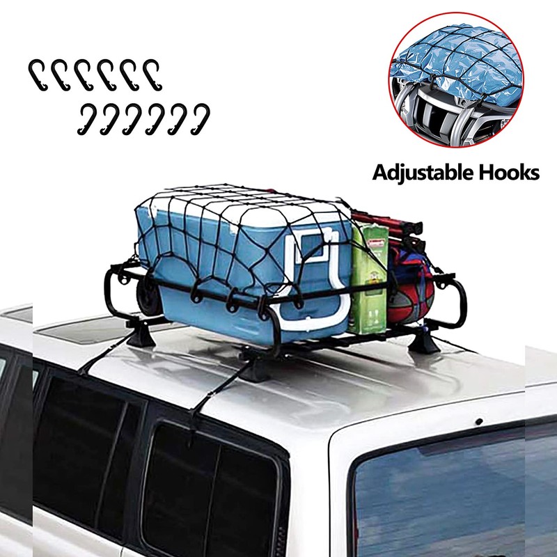 2’x3’ Bungee Cargo Net Stretches to 4'x6' for Truck Bed,Pickup