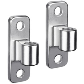 Insaga Heavy Duty Wall Mount Gate Hinge 2-Pack, 304 Stainless Steel One-Piece Cast Hinge for Farm Fence, Wood, Metal Gates, Chain Link Fence Post Hinges fits 5/8" Pin