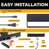 LED Under Cabinet Lighting Hardwired - 3CCT 12 Inch Black