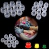 Yuronam 300PCS Medium Tatoo Ink Caps with Base Plastic Pigment