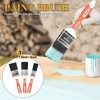 Paint Brush, Flat Brush, Set of 3, 25.4 mm, 38.1