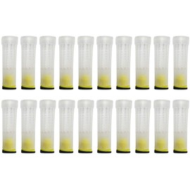 APlayfulBee Beekeeping Rearing Cup Kit—Queen Bee Roller Cage 20pcs Equipment Insects Tools Queen Bee Cage Holder Fixtures