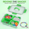 KEYVOZ Snackle Box Container with Lid- Travel Charcuterie Box with