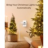 BN-LINK Indoor Digital Timer Outlet,24 Hour Light Timer Easy Programmable,Mini