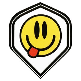 5 Sets (15 Flights) Smiley Standard Dart Flights - 75 Micron