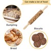 Homefantasy Rolling Pin with Pattern, Embossing Rolling Pin Made of