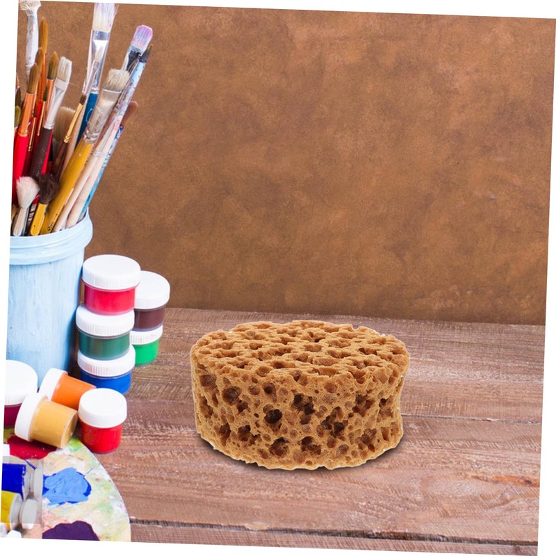 Sosoport Imitation Sea Sponge Painting Tool Unique Textured Sponge Brush