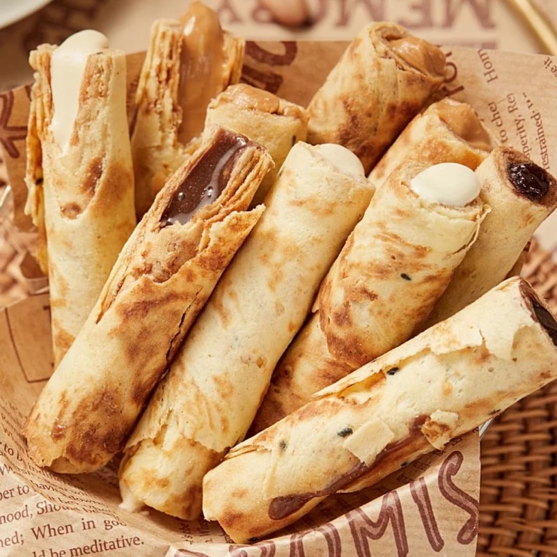 Peanut Butter Filled Egg Roll Cookies, Sea Salt Flavor, 4.23oz