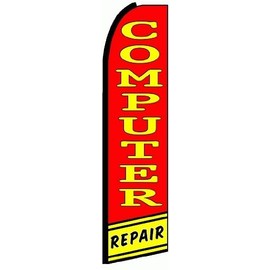 COMPUTER REPAIR X-Large Swooper Feather Flag