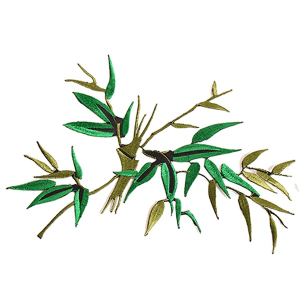 Bamboo Sew On Patches DIY Patch Applique Crafts Clothing Embroidery