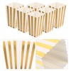 NUOBESTY 24pcs Paper Popcorn Boxes, Cardboard Candy Container Mini Popcorn