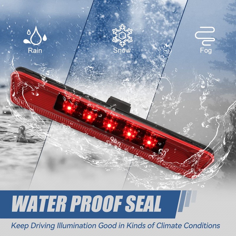 Auto Dynasty Red Housing LED 3rd Third Tail Brake Light