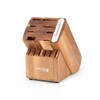 Sabatier Acacia Forged Triple Rivet Edgekeeper Knife Block Set, 15-Piece,