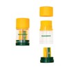 Dixon Ticonderoga Duo Sharpener/Eraser, Green and Yellow, 1 Count