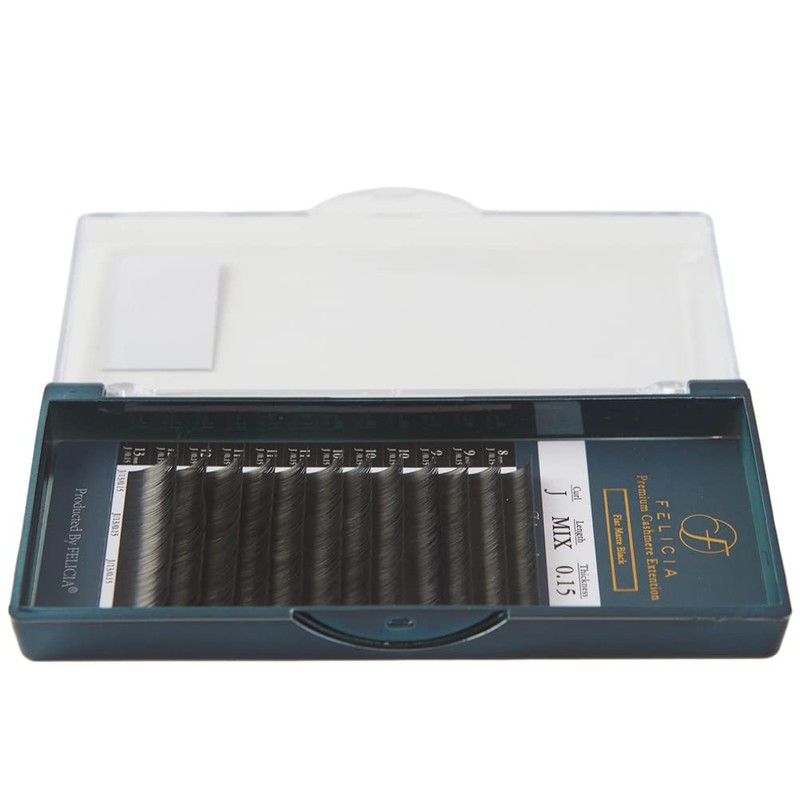 FELICIA Flat Matte Lash Extensions Ultra Soft Single Matsueku Eyelash