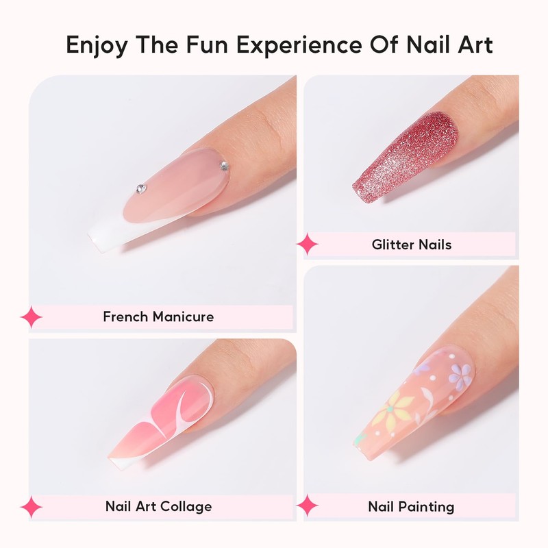 Glamonade Acrylic Nail Kit for Beginners: Professional Nail Kit Set