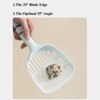 MAEELOU Durable Plastic Cat Litter Scoop - Easy Clean Kitty